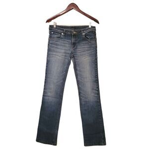 Paper Denim & Cloth Womens Jeans Blue S Straight Leg  Pants 4/6